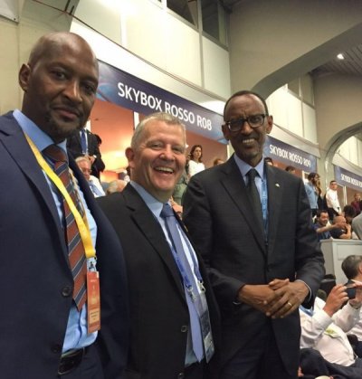 Perezida Kagame yitabiriye umukino wa nyuma wa UEFA Champions League