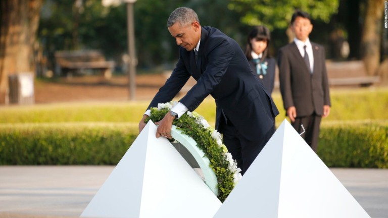 Obama yanze gusaba imbabazi kubyo Amerika yakoreye Hiroshima