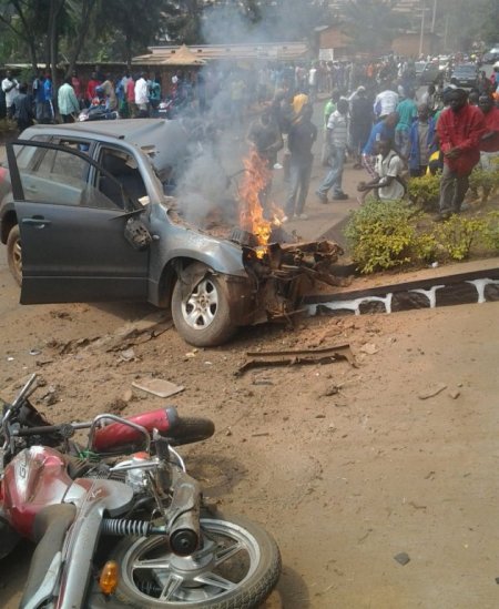 Nyakabanda: Impanuka y’imodoka ya FUSO yangije ibitari bike