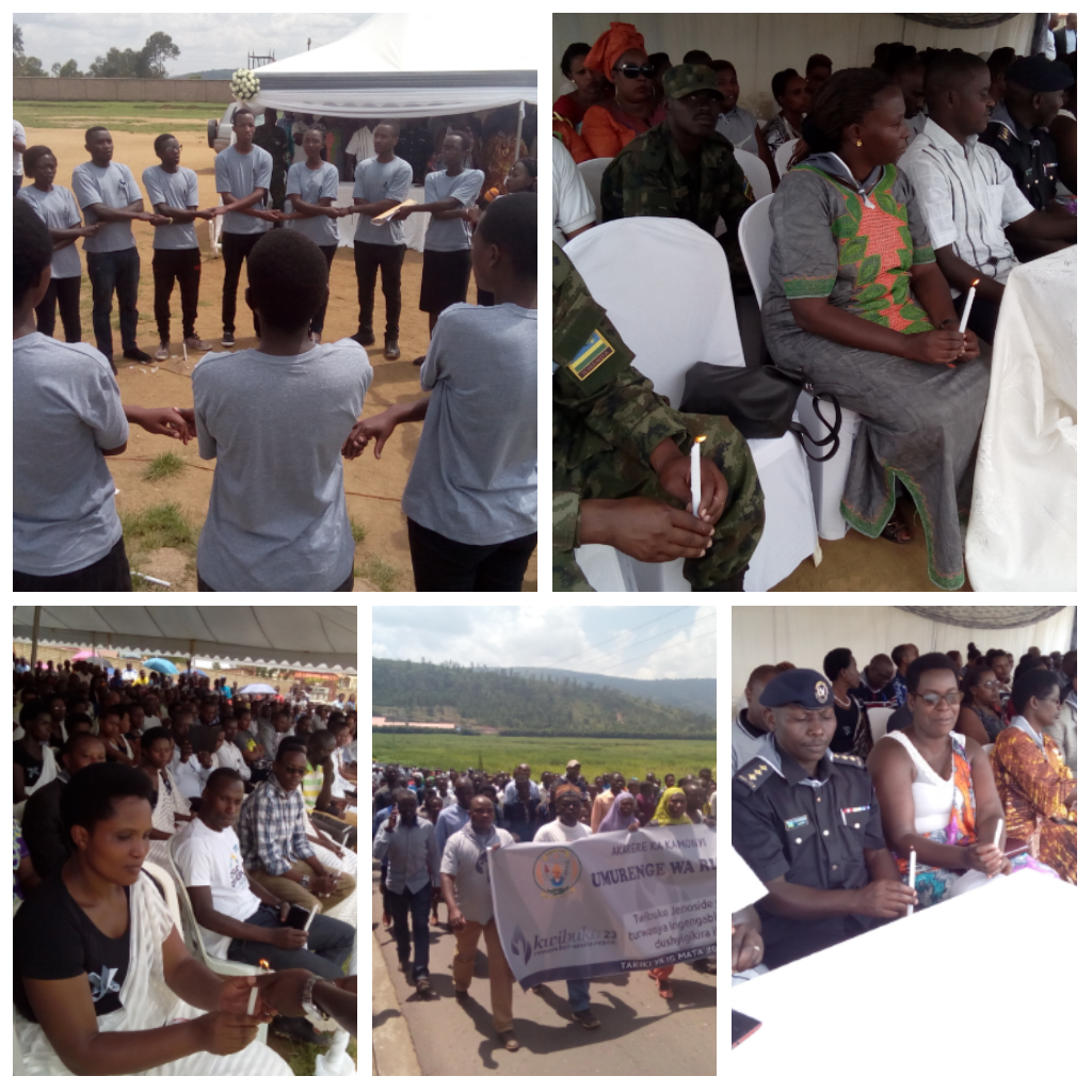 Kwibuka 23: Amwe mu mafoto yaranze igikorwa cyo kwibuka mu murenge wa Runda