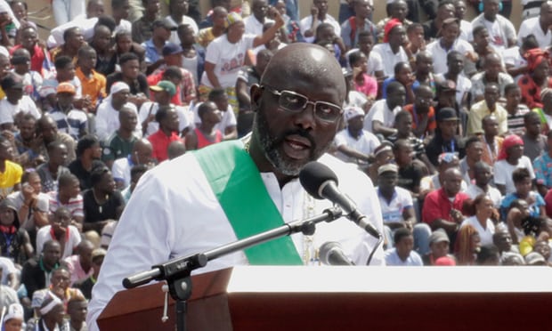 George weah yarahiriye kuba Perezida wa Liberia