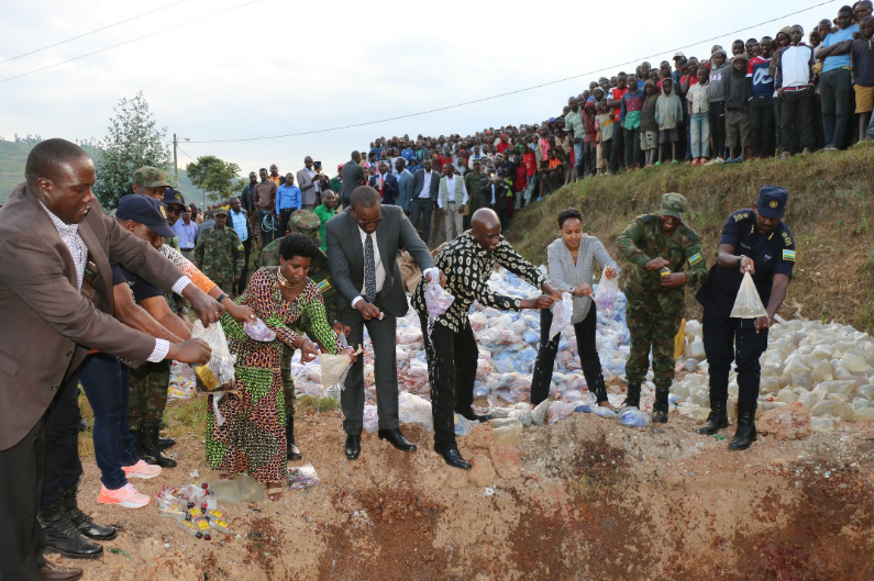 Icyumweru cy’ibikorwa bya Polisi 2018, hangijwe ibiyobyabwenge byafatiwe mu karere ka Burera