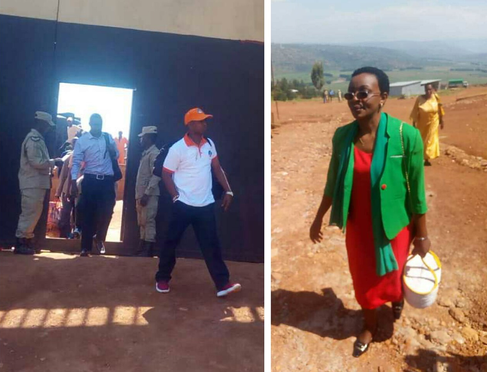 Kizito Mihigo n’Umunyapolitiki Ingabire Umuhoza Victoire utavuga rumwe na Leta basohotse muri Gereza ya Mageragere