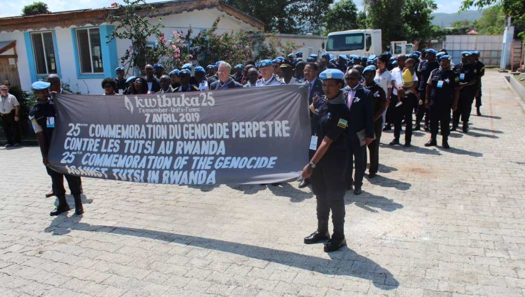 Kwibuka 25: Abapolisi b’u Rwanda bari mu butumwa bw’amahoro bahawe ibiganiro kuri Jenoside