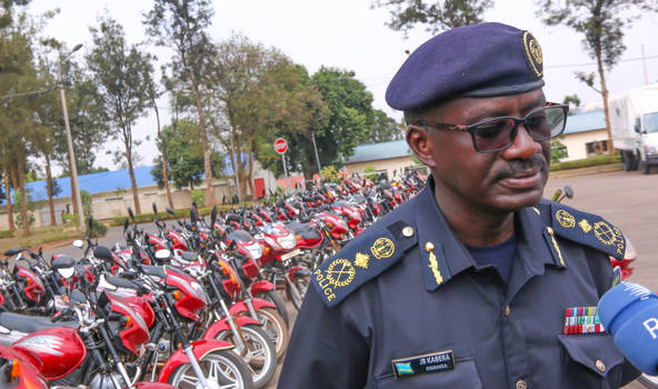 Kigali: Polisi yakoze umukwabu wafatiwemo Moto 128 mu ijoro rimwe