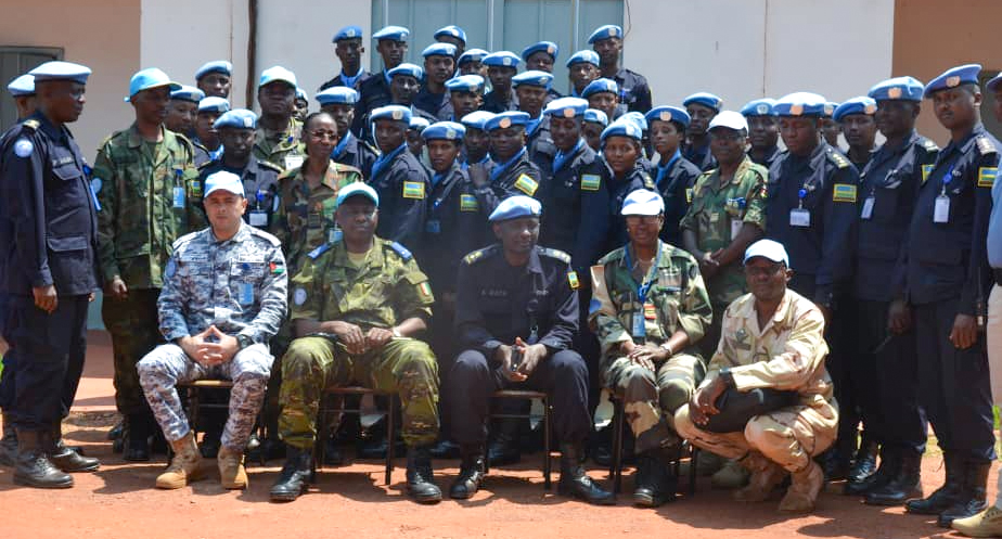 Central Africa: Umuyobozi wa MINUSCA yasuye itsinda rya Polisi y’u Rwanda ribungabunga amahoro