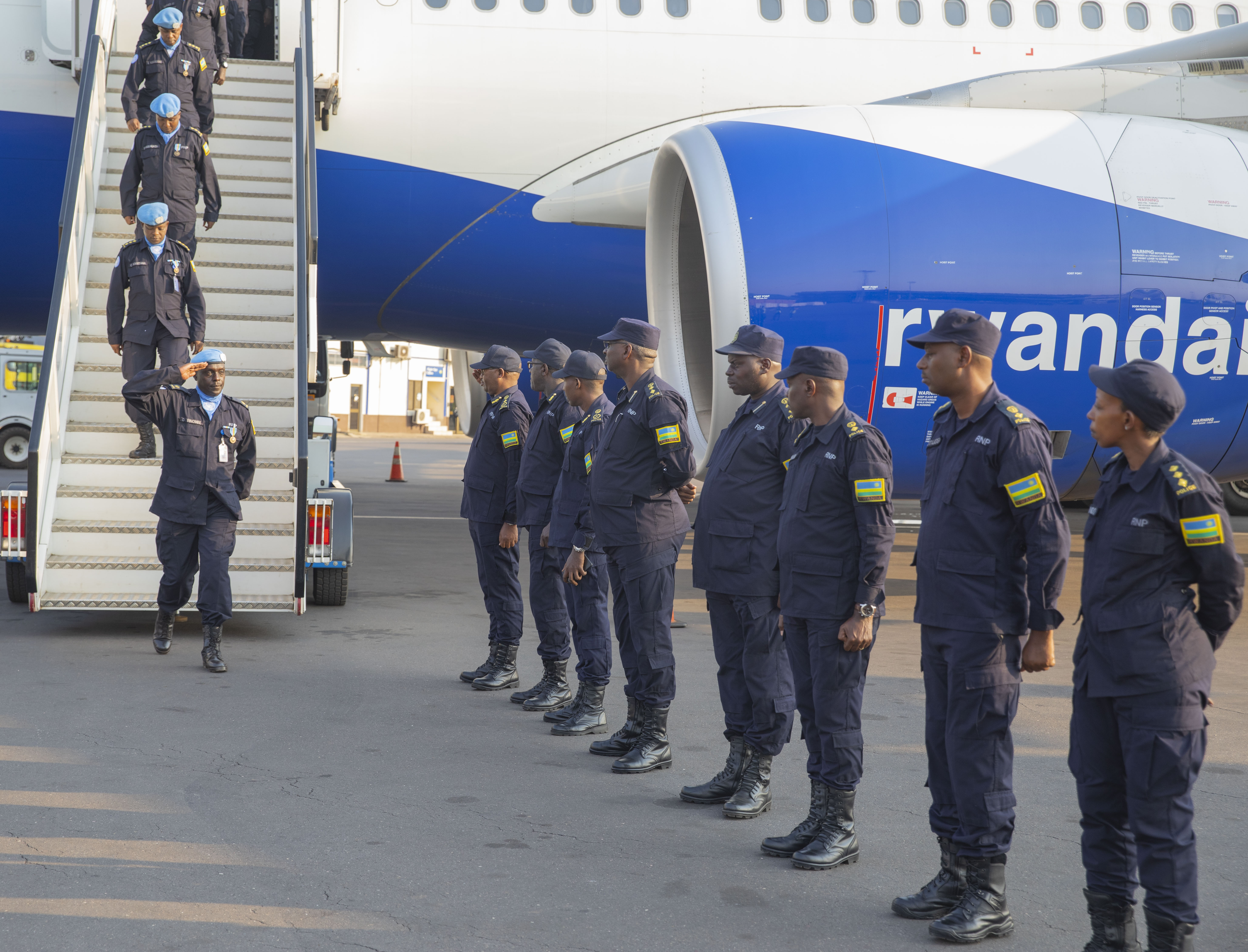 Abapolisi 140 basimburanye mu butumwa bwo kubungabunga amahoro muri Repubulika ya Santarafurika