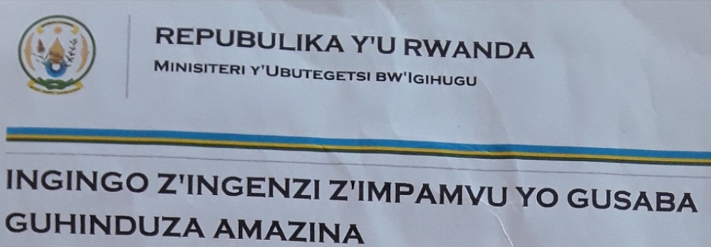 ITANGAZO RYO GUHINDUZA AMAZINA YA MINANI Alexandre