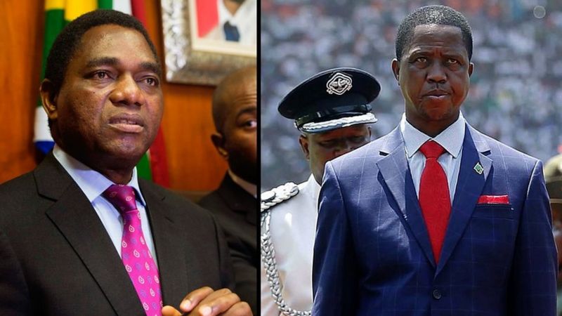Zambia: Perezida Edgar Lungu yemeye gutsindwa amatora, ashimira Hichilema wamutsinze