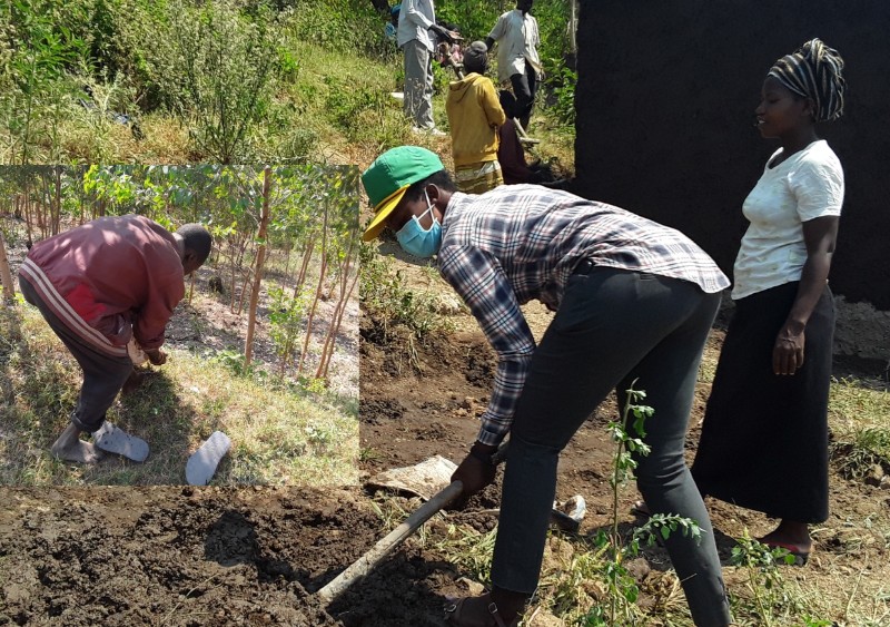 Kamonyi-Musambira: Gitifu yagiye kubakira utishoboye ahafatira Nyiri urugo wagurishije amabati yahawe