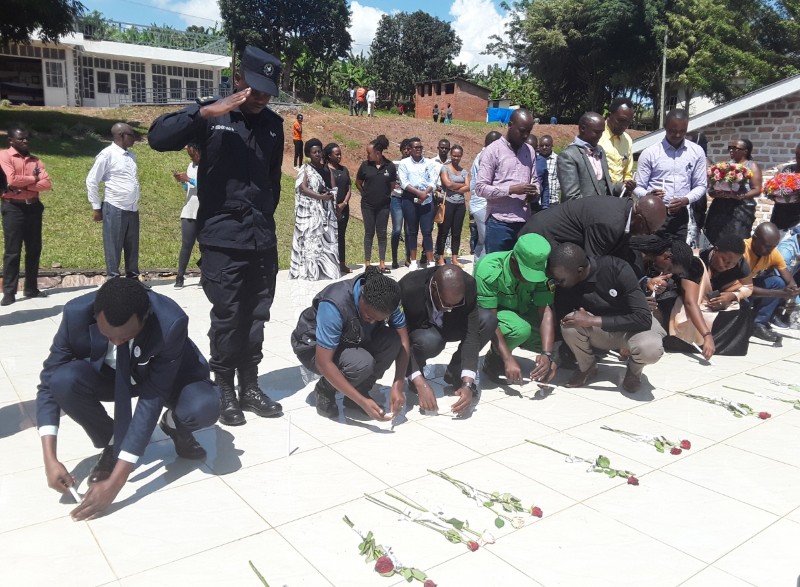 Kamonyi/#Kwibuka29: Urugaga rw’Abikorera-PSF bibutse abazize Jenoside, bagabira abarokotse