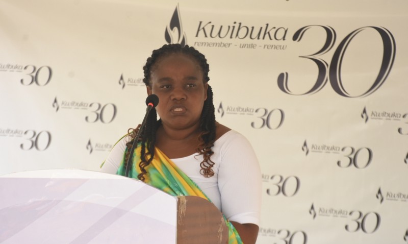 Kamonyi-Musambira/Kwibuka30: Jenoside ntabwo ari Amateka y’Umuntu ku giti cye-Visi Meya Uwiringira Marie Josee